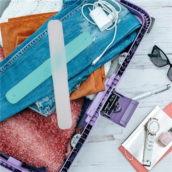 6 Pack Travel Toothbrush Case Portable Toothbrush Holder Camping Home Bathroom - Picture 7 of 8